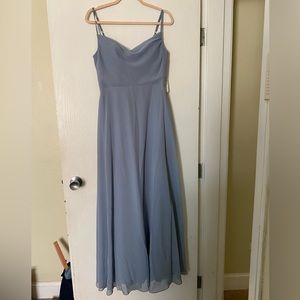 Azazie Dressing dusty Blue. Should fit like a general size 2